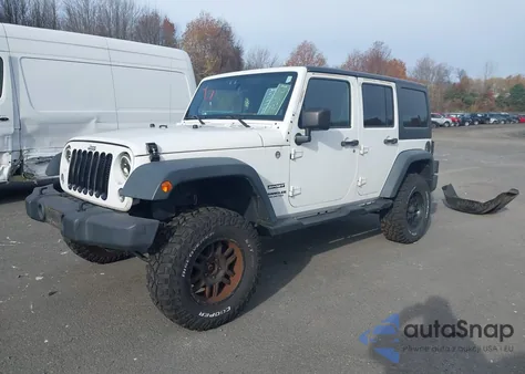 2014 Jeep Wrangler Unlimited Sport from USA, damaged, VIN 1C4BJWDG0EL103117